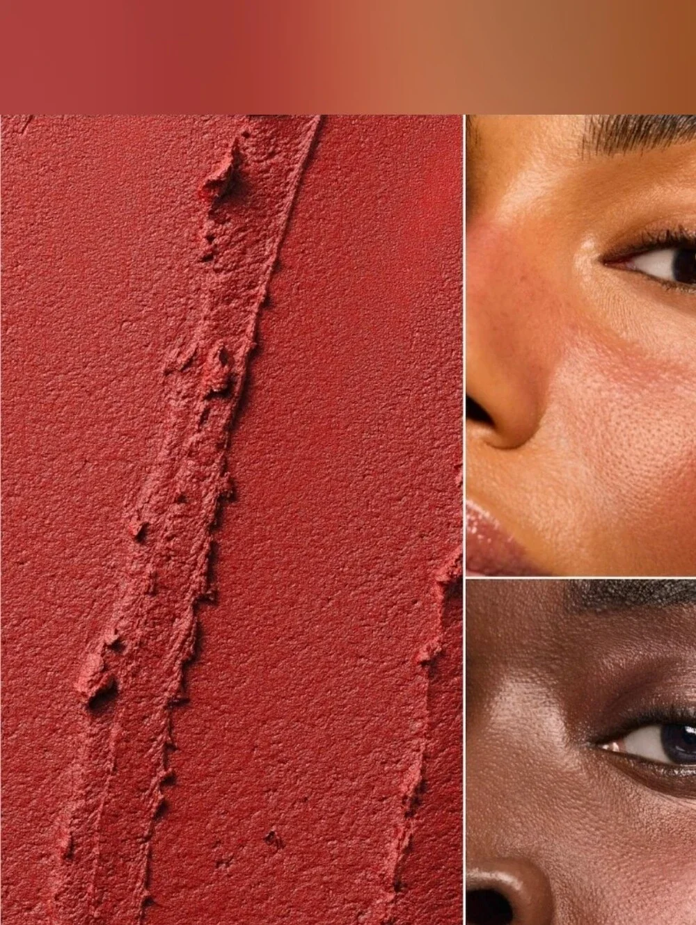 Sarah Creal Blush Coming In Hot Blurring Pressed-Mousse Blush Total Eclipse.